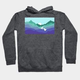 Gay Pride Flag Nature Landscape Hoodie